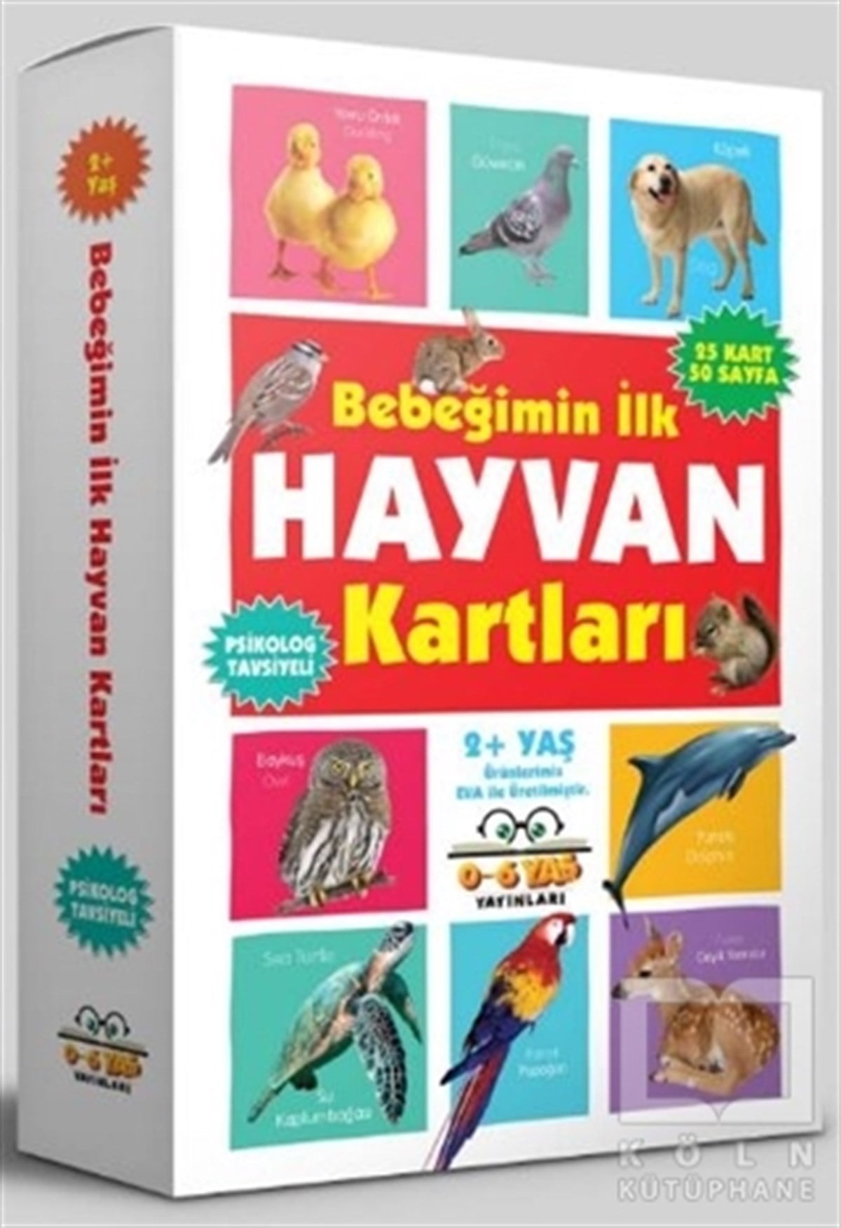 KolektifZeka Gelişimi KitaplarıBebeğimin İlk Hayvan Kartları (2+ Yaş)