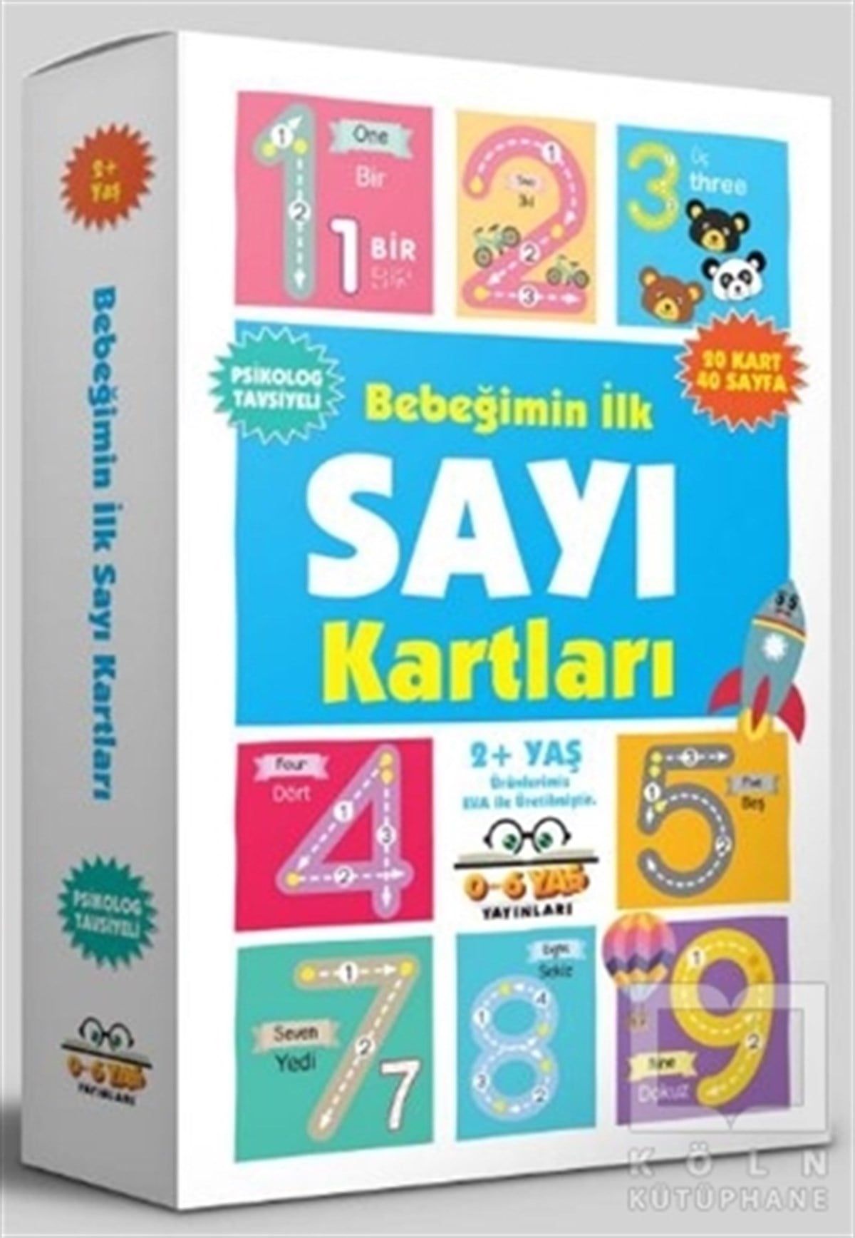 KolektifZeka Gelişimi KitaplarıBebeğimin İlk Sayı Kartları (2+ Yaş)