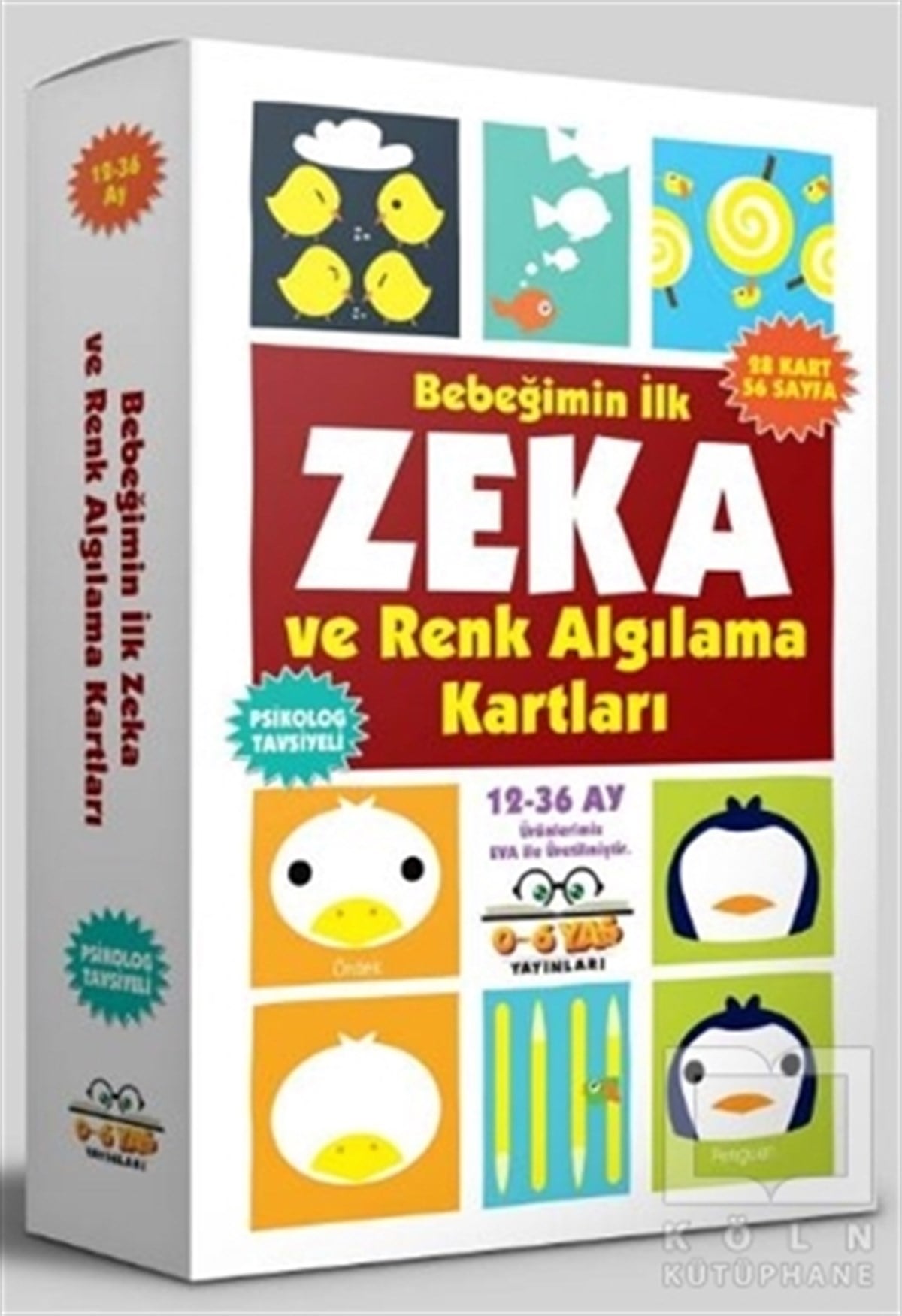 KolektifZeka Gelişimi KitaplarıBebeğimin İlk Zeka ve Renk Algılama Kartları (12-36 Ay)