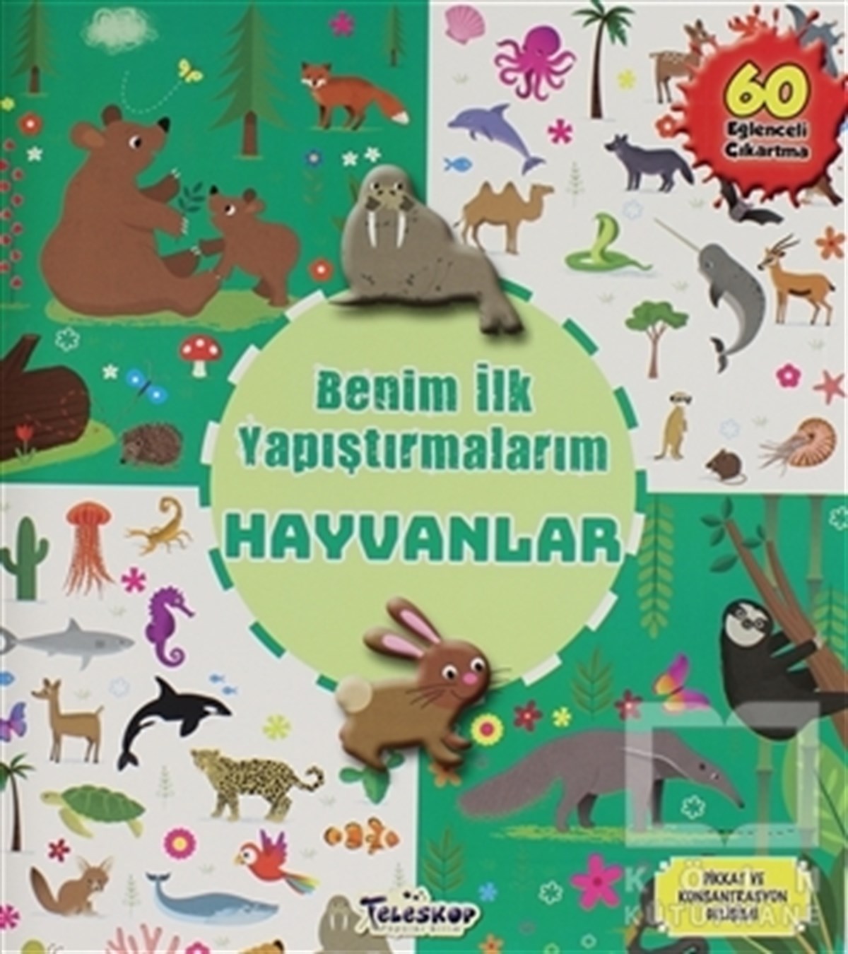 KolektifÇıkartmalı KitaplarBenim İlk Yapıştırmalarım - Hayvanlar