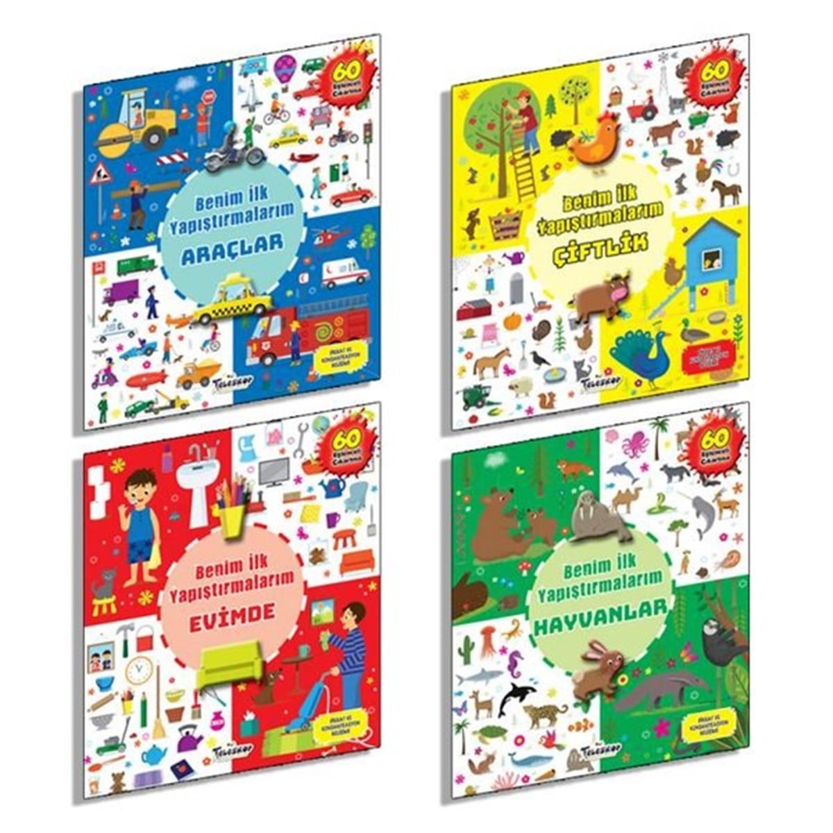 KolektifEgitim Etkinlik KitaplariBenim İlk Yapıştırmalarım Seti - 4 Kitap Takım