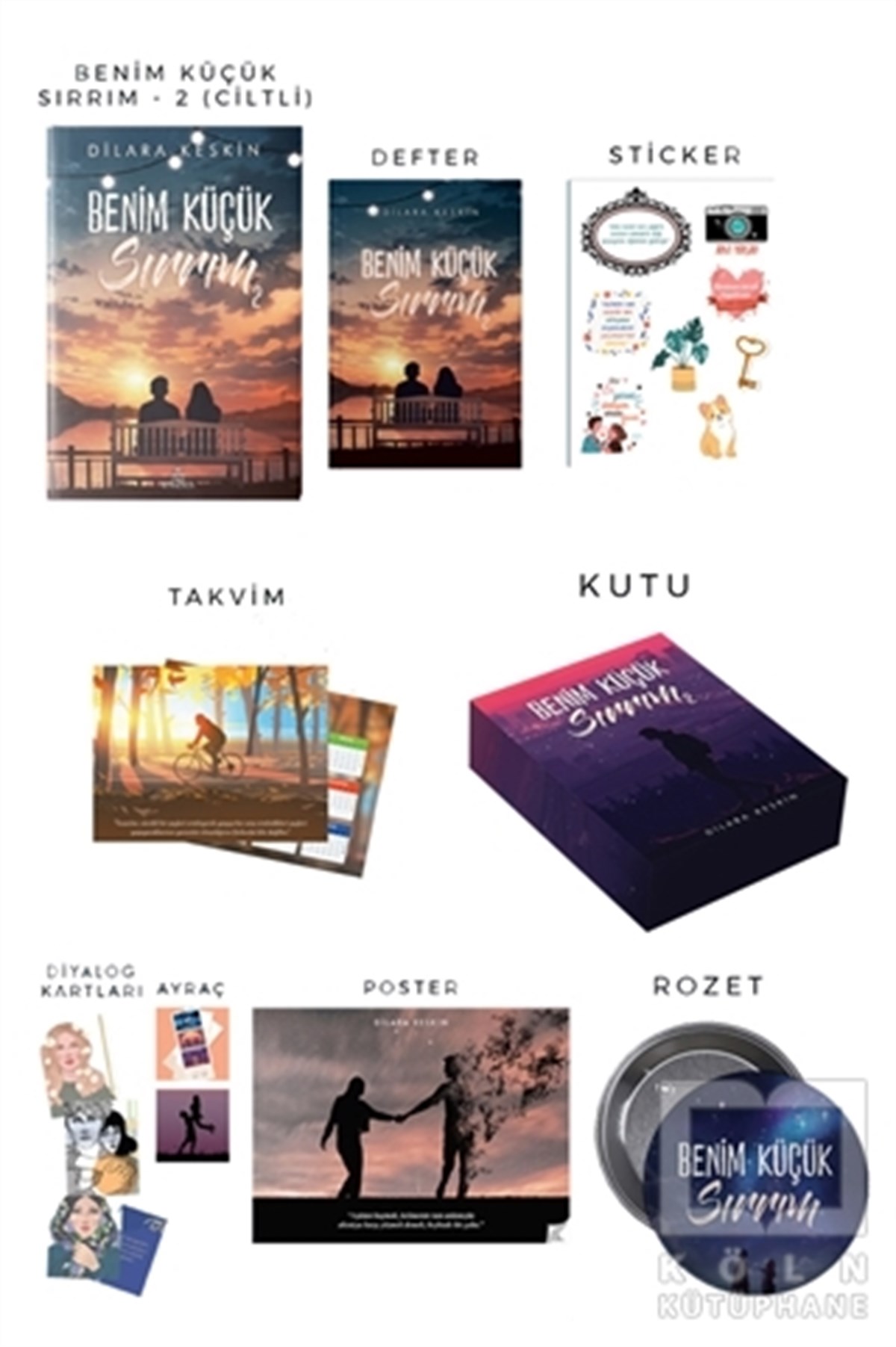 Dilara KeskinTürkçe RomanlarBenim Küçük Sırrım Set 2 (Hediyeli Özel Kutu)