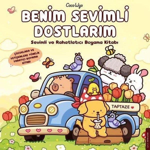 Coco WyoDiğerBenim Sevimli Dostlarım - Sevimli ve Rahatlatıcı Boyama Kitabı - Çocuklara ve Yetişkinlere Yönelik Yar