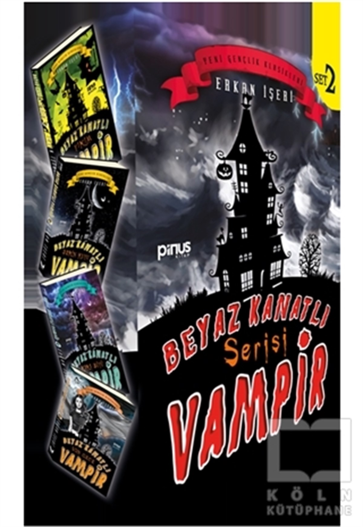 Erkan İşeriÇocuk RomanlarıBeyaz Kanatlı Vampir Seti - 2 (4 Kitap Takım)