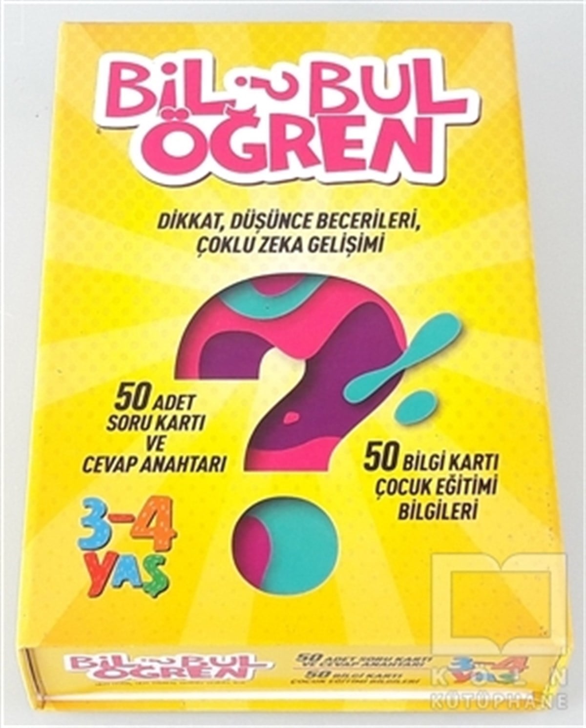 KolektifZeka Gelişimi KitaplarıBil Bul Öğren (3 - 4 Yaş)
