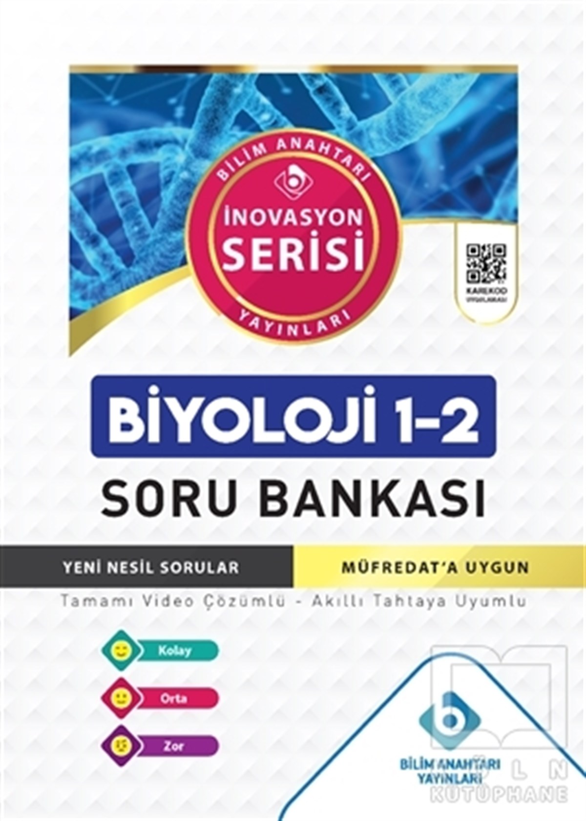KolektifSınavlara Hazırlık KitaplarıBilim Anahtarı Yayınları Biyoloji 1-2 Soru Bankası