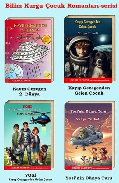 Yahya TürkeliFantastik / Bilim KurguBilim Kurgu Çocuk Romanları Serisi Seti - 4 Kitap Takım