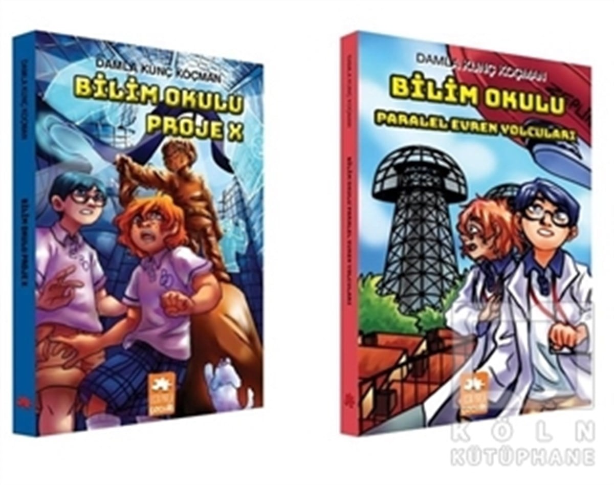 Damla Kunç KoçmanÇocuk RomanlarıBilim Okulu Seti-2 Kitap Takım