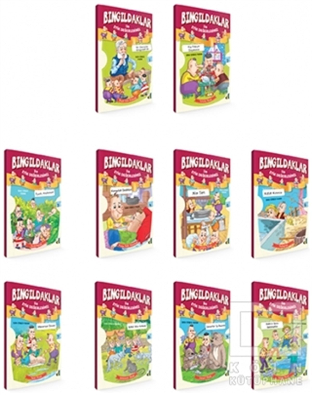 Sara Gürbüz ÖzerenHikayelerBıngıldaklar İle Etik Değerlerimiz (10 Kitap Set)