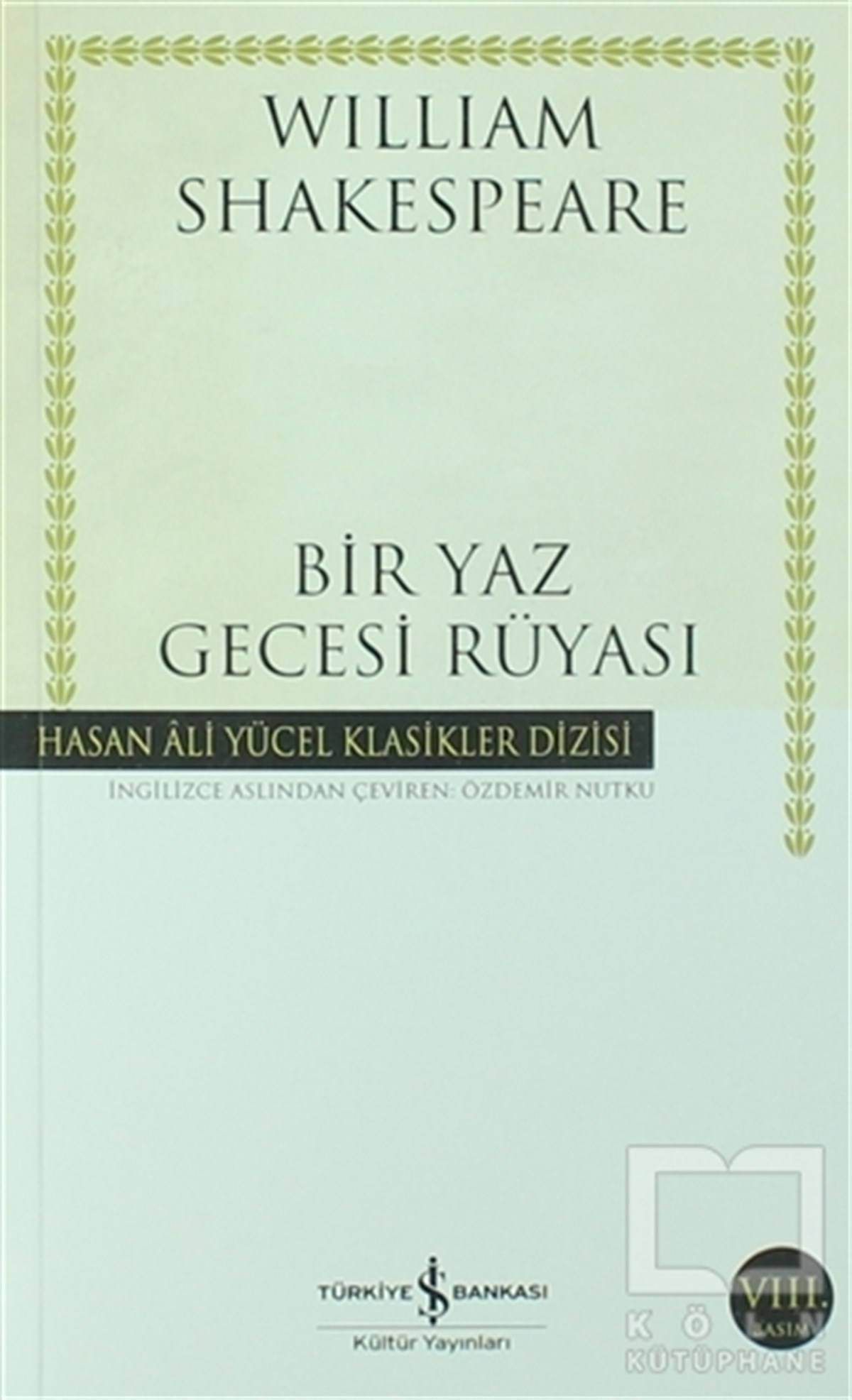 William ShakespeareRomanBir Yaz Gecesi Rüyası