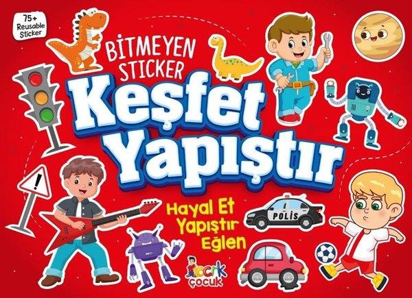 KolektifEgitim Etkinlik KitaplariBitmeyen Sticker - Keşfet Yapıştır