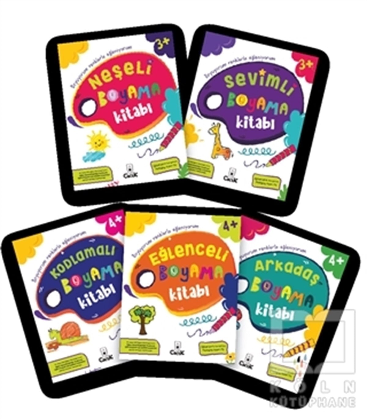 KolektifEtkinlik KitaplarıBoyama Kitabı Serisi (5 Kitap Takım)
