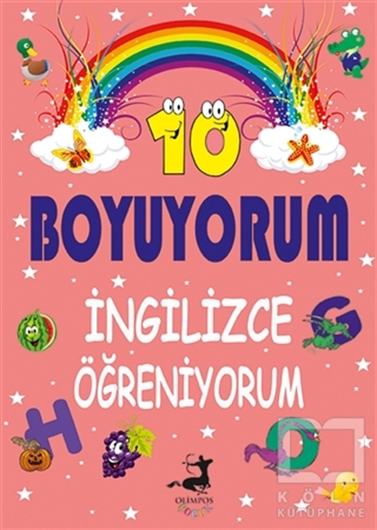 KolektifBoyama KitaplarıBoyuyorum İngilizce Öğreniyorum 10