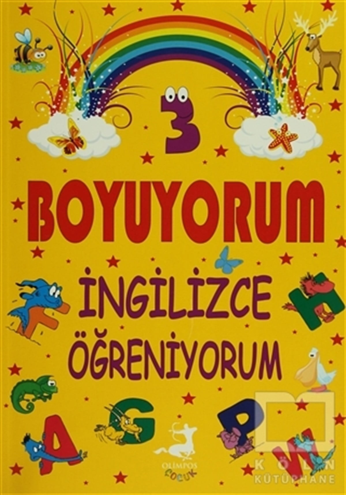 KolektifBoyama KitaplarıBoyuyorum İngilizce Öğreniyorum 3