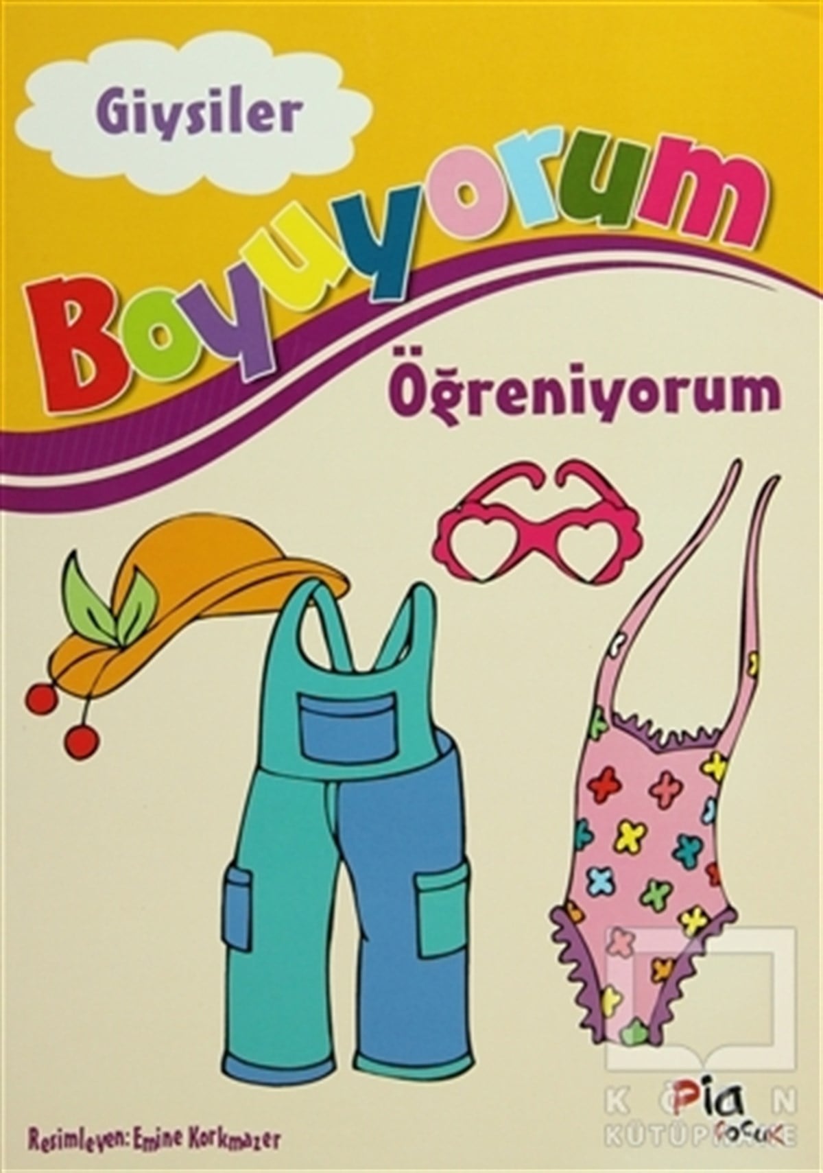 KolektifBoyama KitaplarıBoyuyorum Öğreniyorum - Giysiler