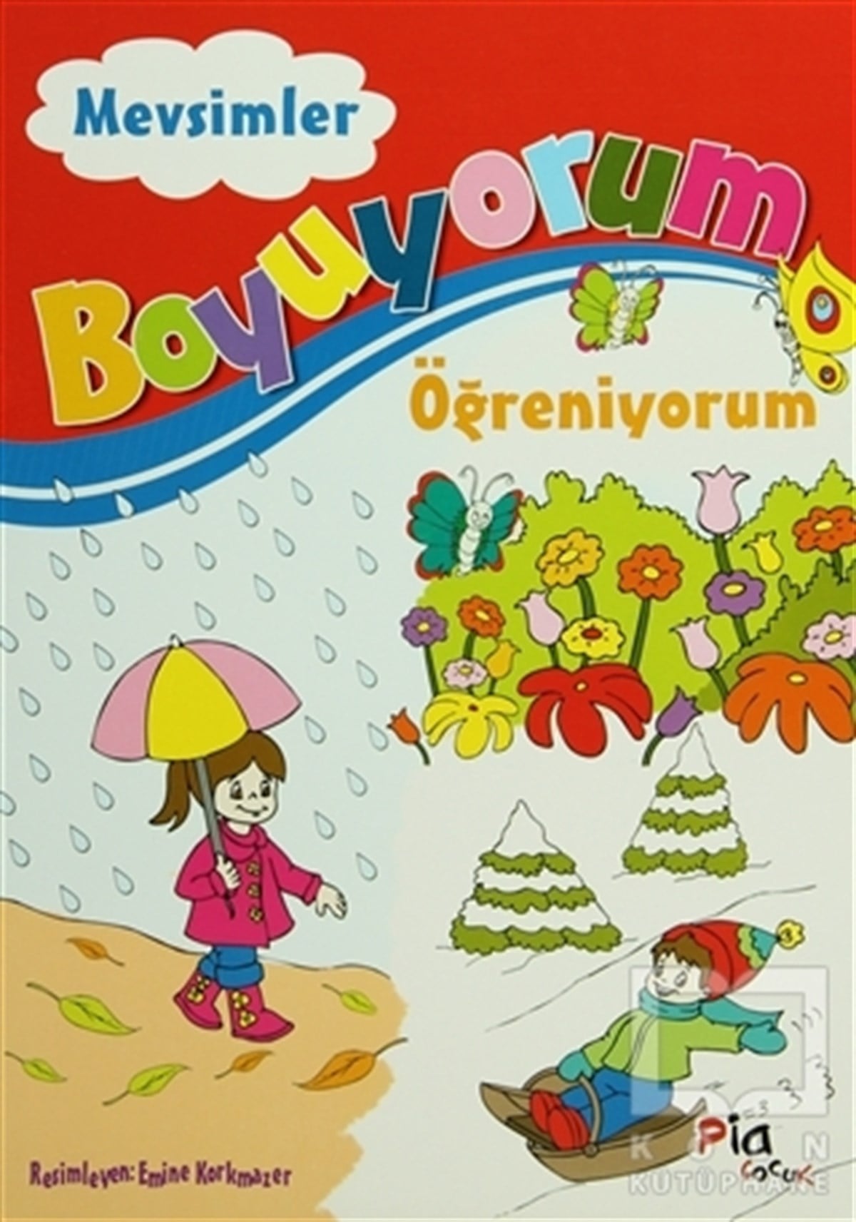 Aziz SivaslıoğluBoyama KitaplarıBoyuyorum Öğreniyorum - Mevsimler