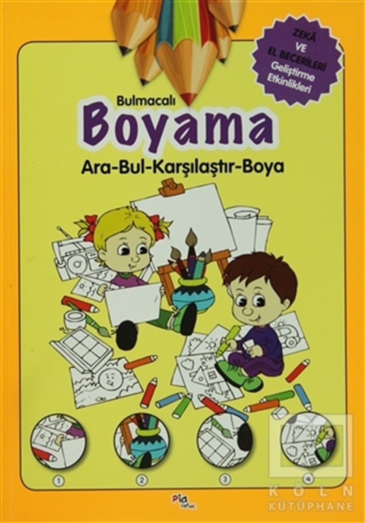 KolektifBoyama KitaplarıBulmacalı Boyama (Ara- Bul -Karıştır - Boya)