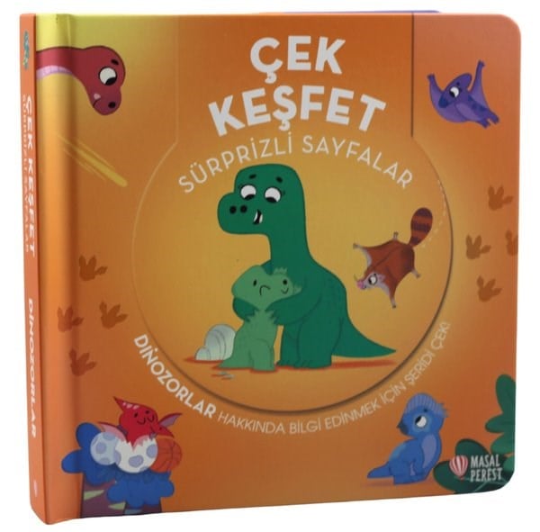 KolektifEgitim Etkinlik KitaplariÇek Keşfet - Dinozorlar - Sürprizli Sayfalar