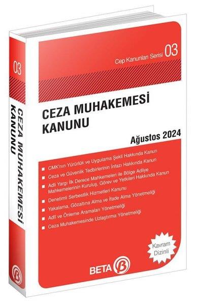 KolektifHukuk Üzerine KitaplarCeza Muhakemesi Kanunu Ağustos 2024 - Cep Kanunları Serisi