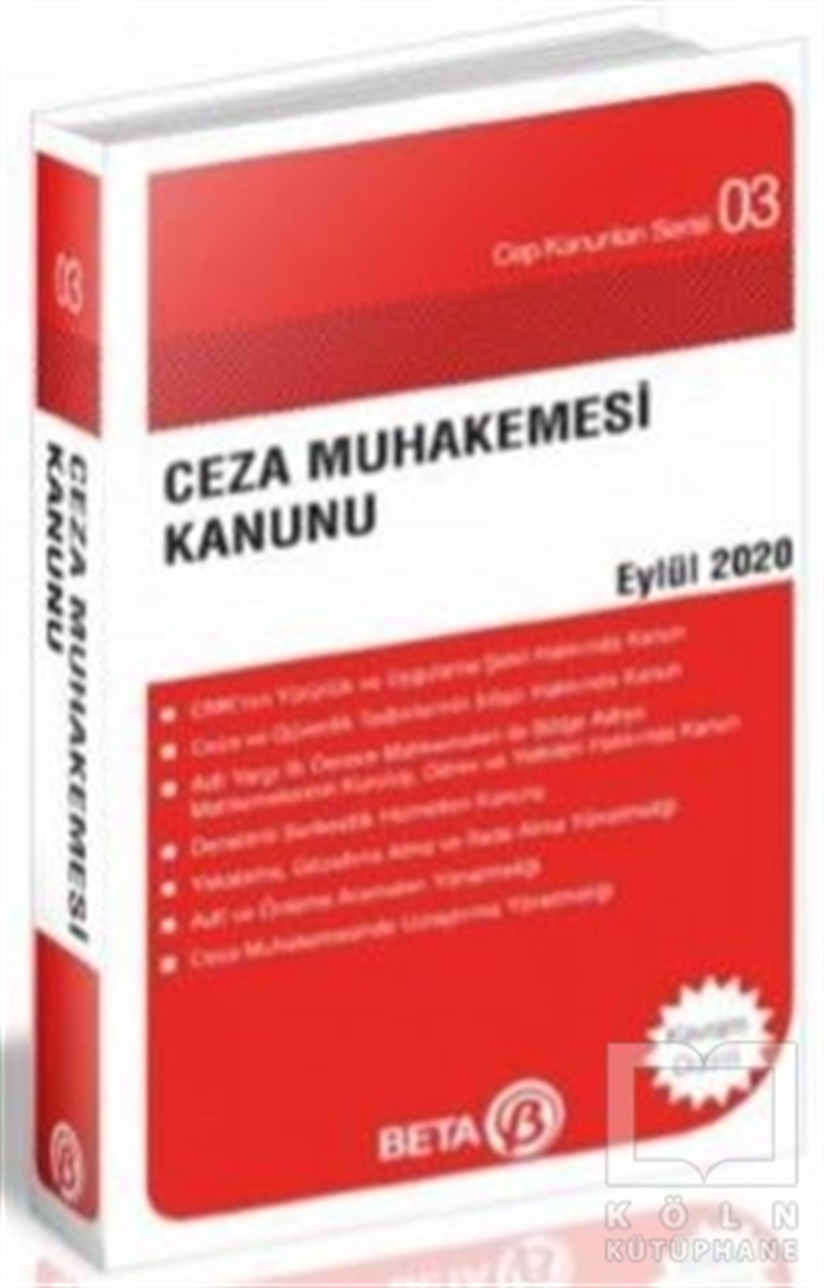 Celal ÜlgenKanun KitaplarıCeza Muhakemesi Kanunu Eylül 2020