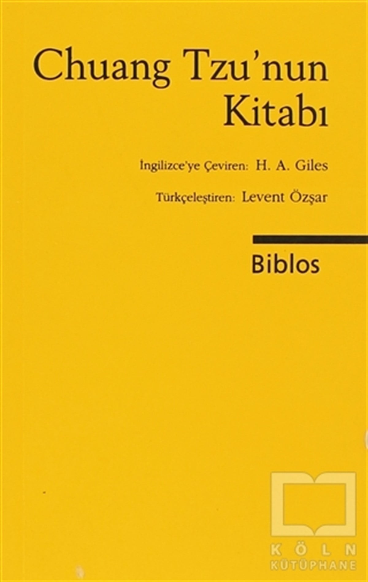 Chuang TzuFelsefi AkımlarChuang Tzu’nun Kitabı