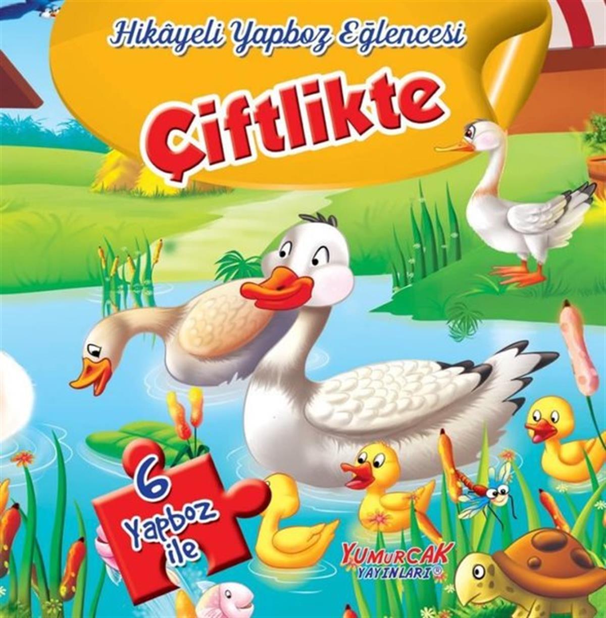 KolektifOkul Öncesi Etkinlik KitaplarıÇiflikte - Hikayeli Yapboz Eğlencesi