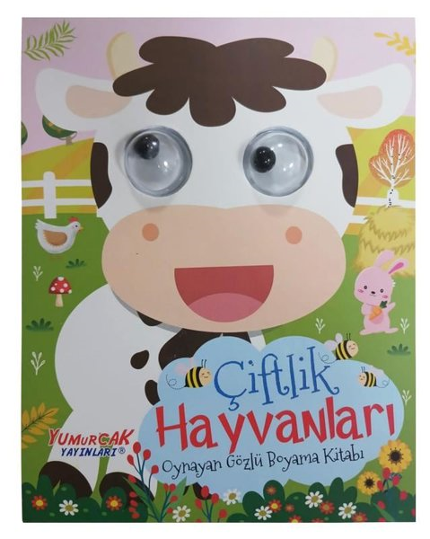KolektifBoyama KitaplarıÇiftlik Hayvanları - Oynayan Gözlü Boyama Kitabı