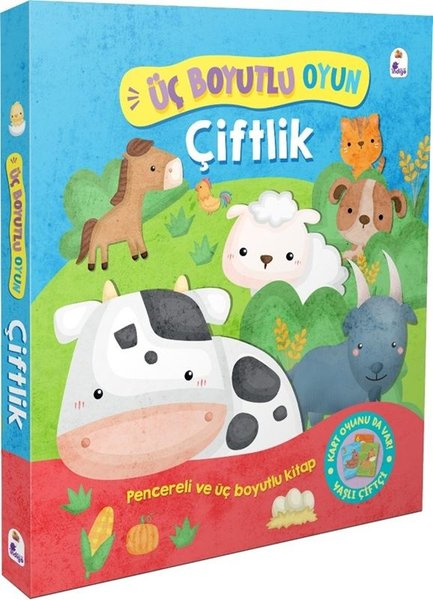 KolektifEgitim Etkinlik KitaplariÇiftlik - Üç Boyutlu Oyun - Pencereli ve Üç Boyutlu Kitap