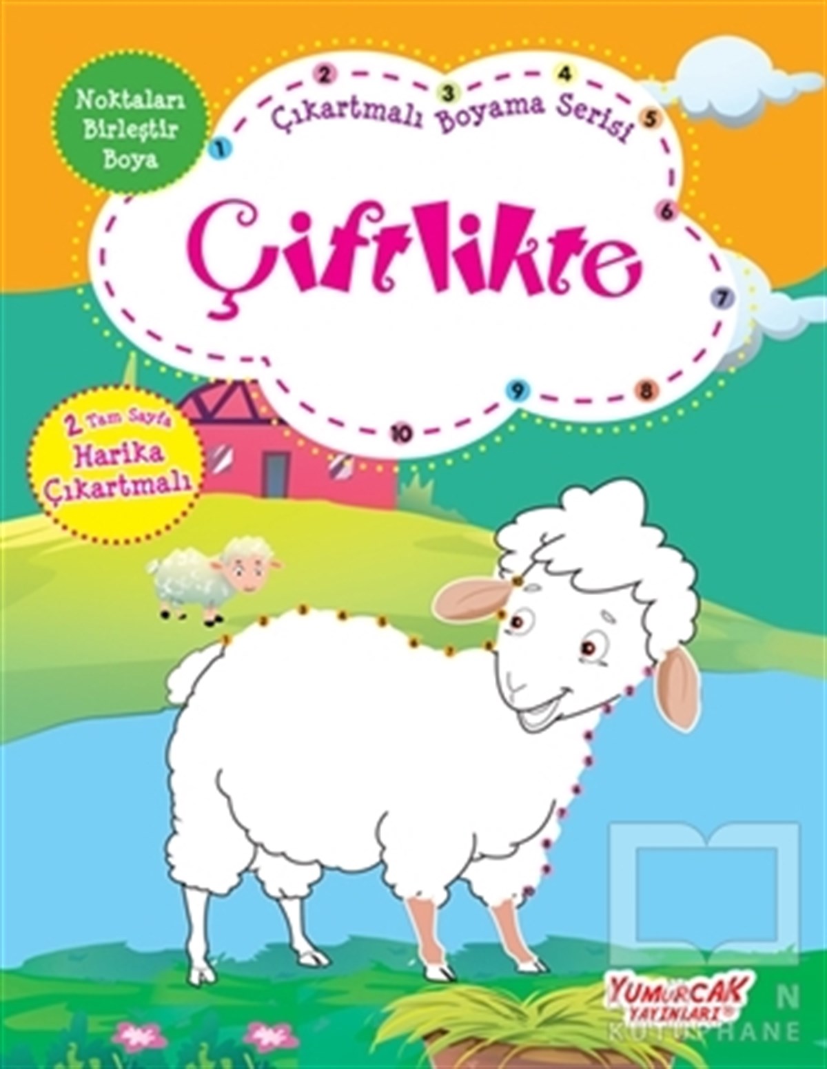 KolektifÇıkartmalı KitaplarÇiftlikte - Çıkartmalı Boyama Serisi