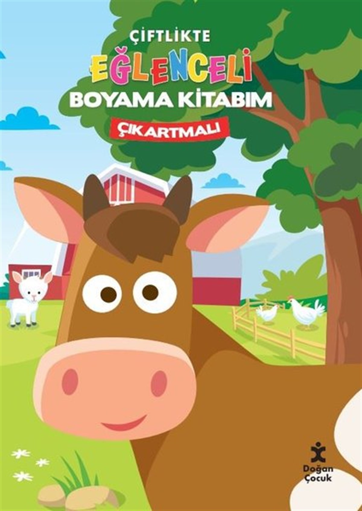KolektifEgitim Etkinlik KitaplariÇiftlikte Eğlenceli Boyama Kitabım - Çıkartmalı