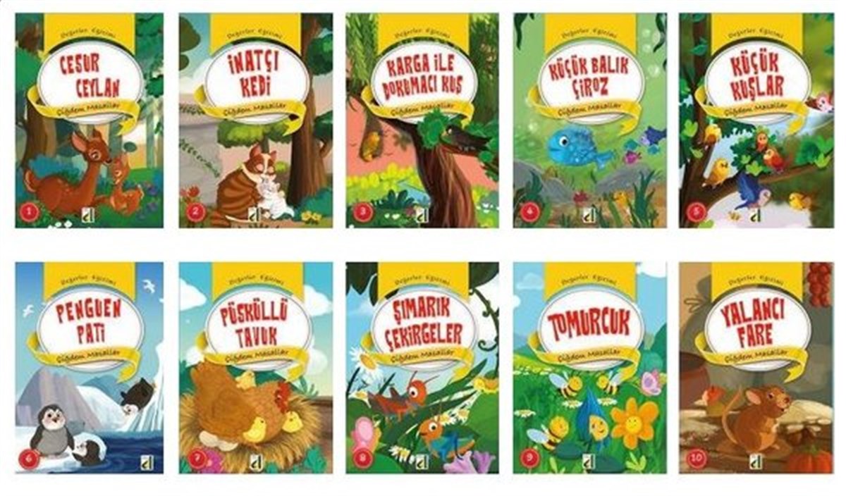 KolektifOkul Öncesi Masal KitaplarıÇiğdem Masallar - 10 Kitap Takım