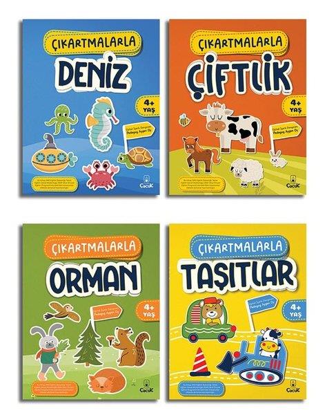 KolektifEgitim Etkinlik KitaplariÇıkartmalarla Etkinlik Serisi Seti - 4 Kitap Takım