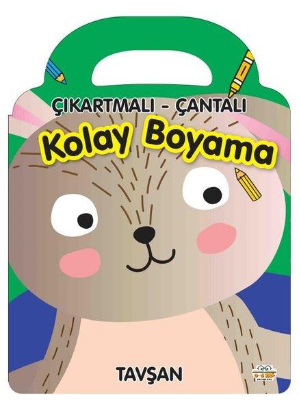 KolektifEgitim Etkinlik KitaplariÇıkartmalı - Çantalı Kolay Boyama - Tavşan