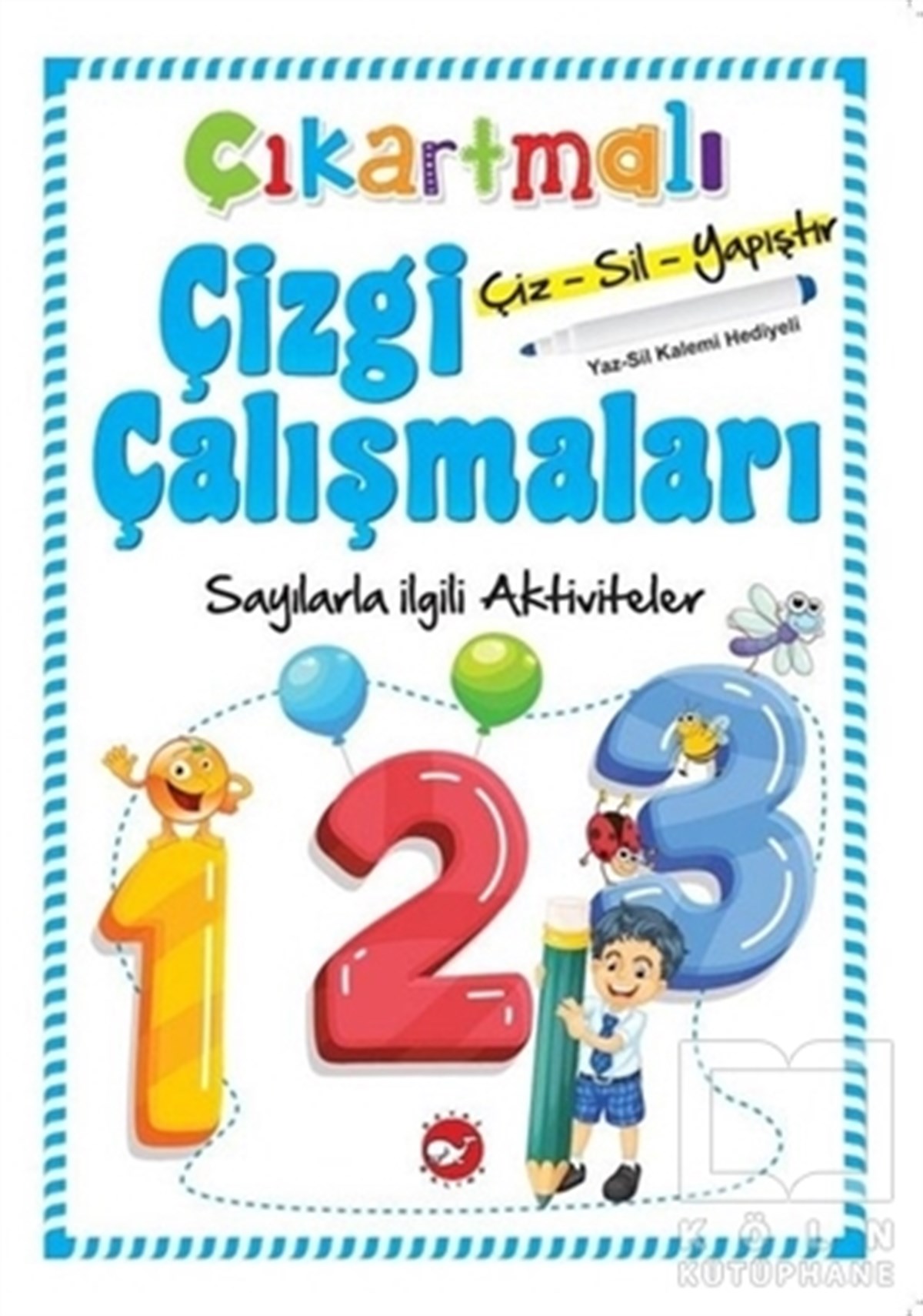 KolektifÇıkartmalı KitaplarÇıkartmalı Çizgi Çalışmaları - Sayılarla İlgili Aktiviteler