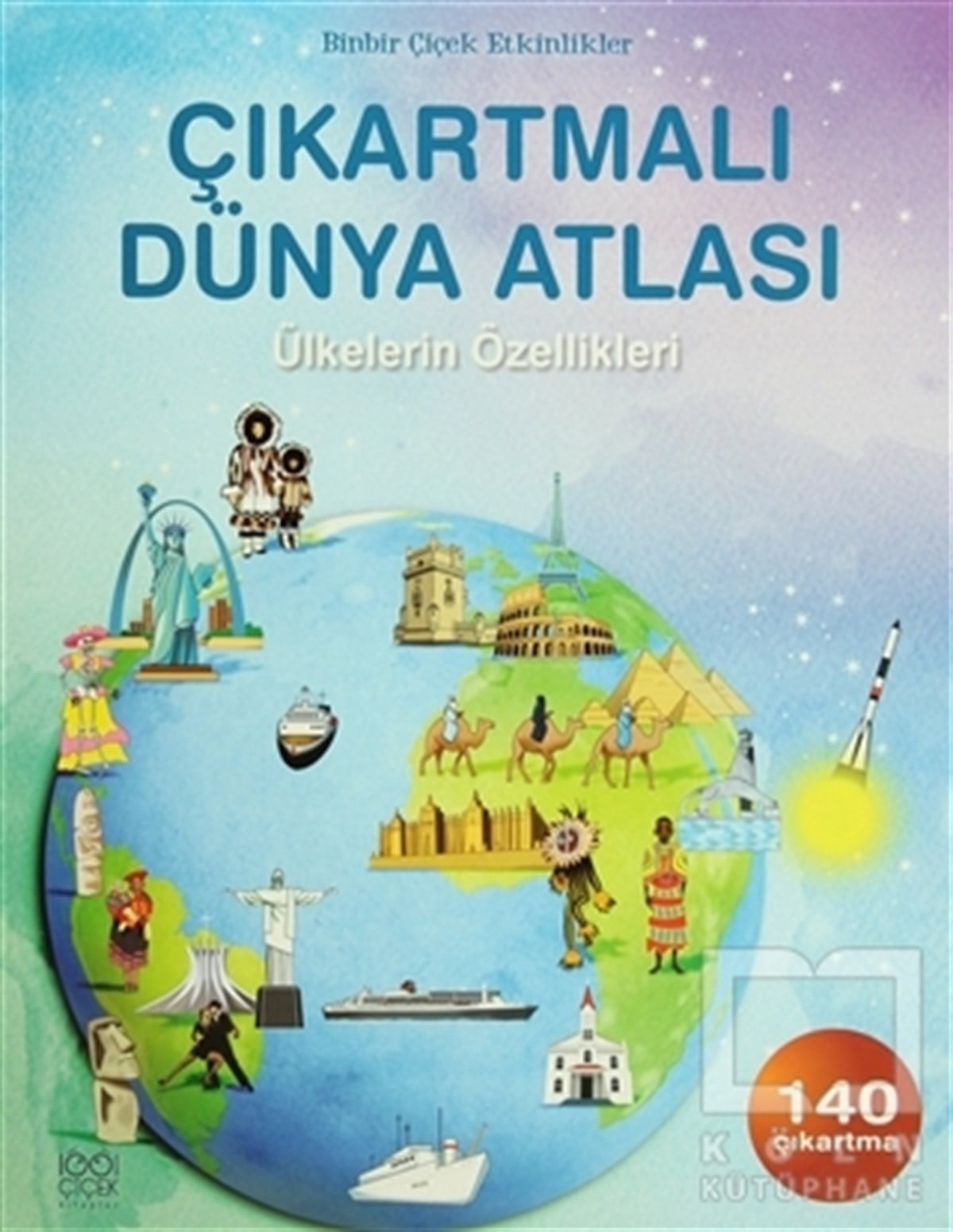 Fiona PatchettReferans Çocuk KitaplarıÇıkartmalı Dünya Atlası - Ülkelerin Özellikleri