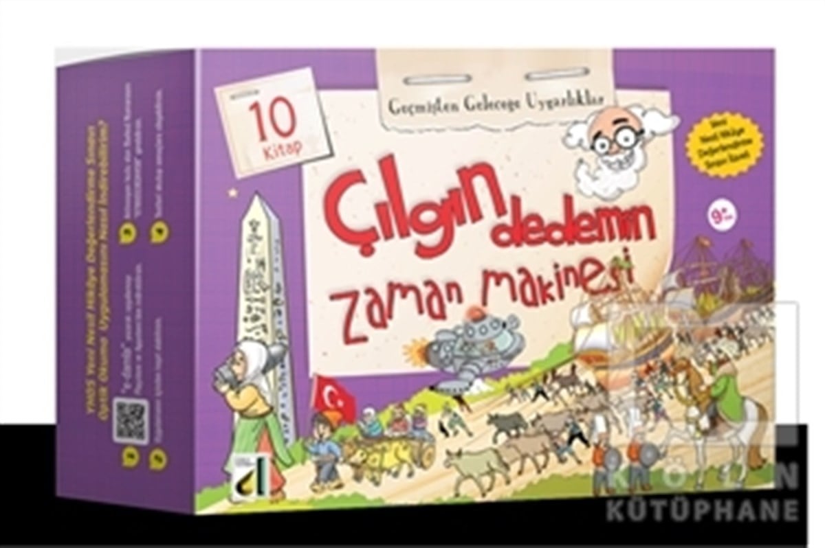 Sara Gürbüz ÖzerenÇocuk Masal KitaplarıÇılgın Dedemin Zaman Makinesi - Uygarlıklar (10 Kitap Takım)