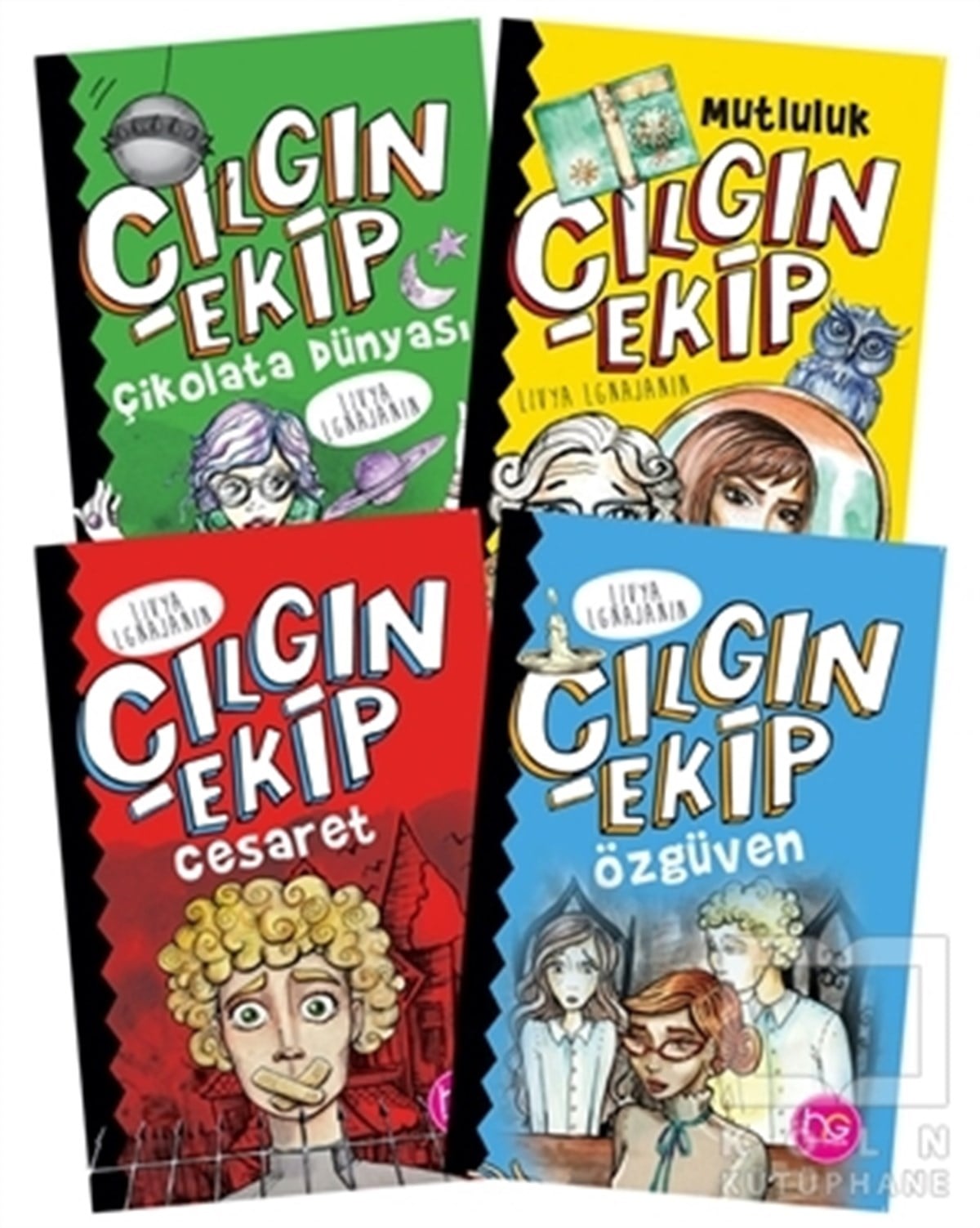 Livya LgnajaninÇocuk RomanlarıÇılgın Ekip Kitap Seti (4 Kitap Takım)