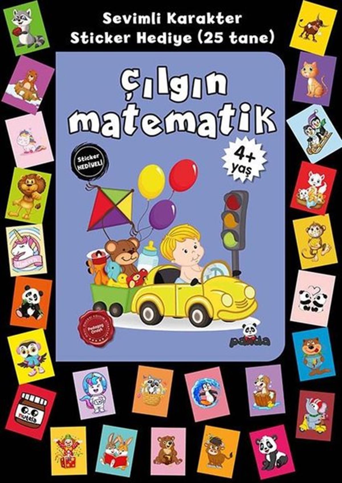 Afife ÇorukEgitim Etkinlik KitaplariÇılgın Matematik - Stickerlı 4+ Yaş