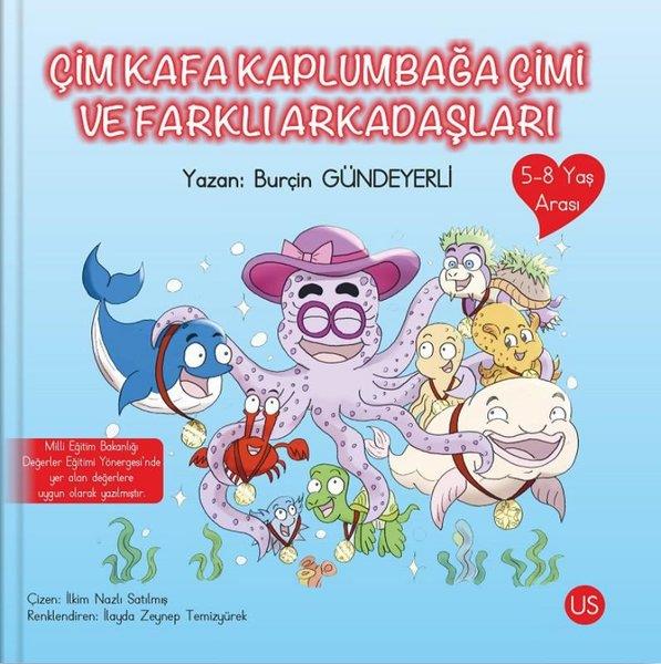 Burçin GündeyerliEgitim Etkinlik KitaplariÇim Kafa Kaplumbağa Çimi ve Farklı Arkadaşları 5-8 Yaş Arası