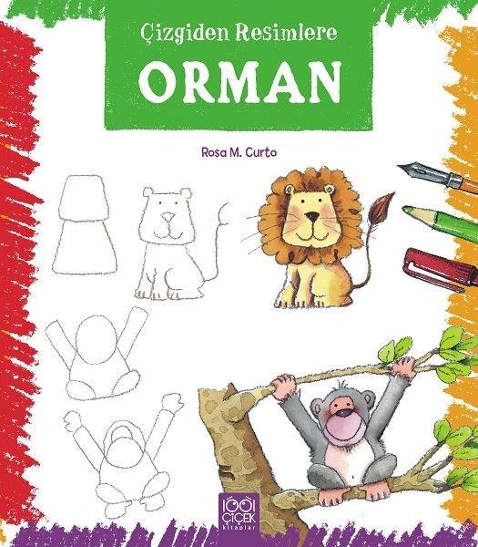 Rosa M. CurtoEtkinlik KitaplarıÇizgiden Resimlere - Orman
