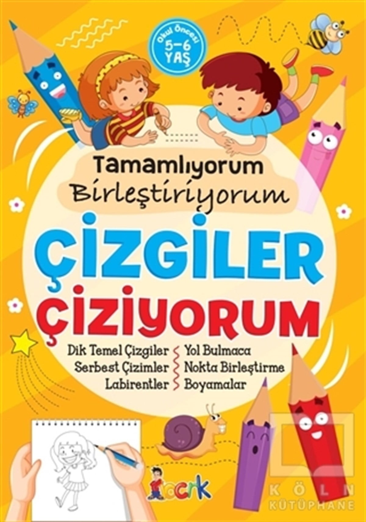 KolektifEtkinlik KitaplarıÇizgiler Çiziyorum - Tamamlıyorum Birleştiriyorum