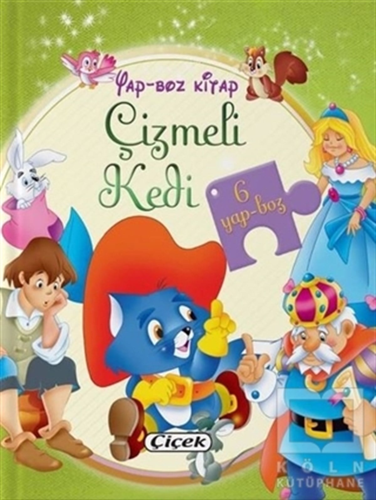 KolektifYapbozlu KitaplarÇizmeli Kedi Yap-Boz Kitap