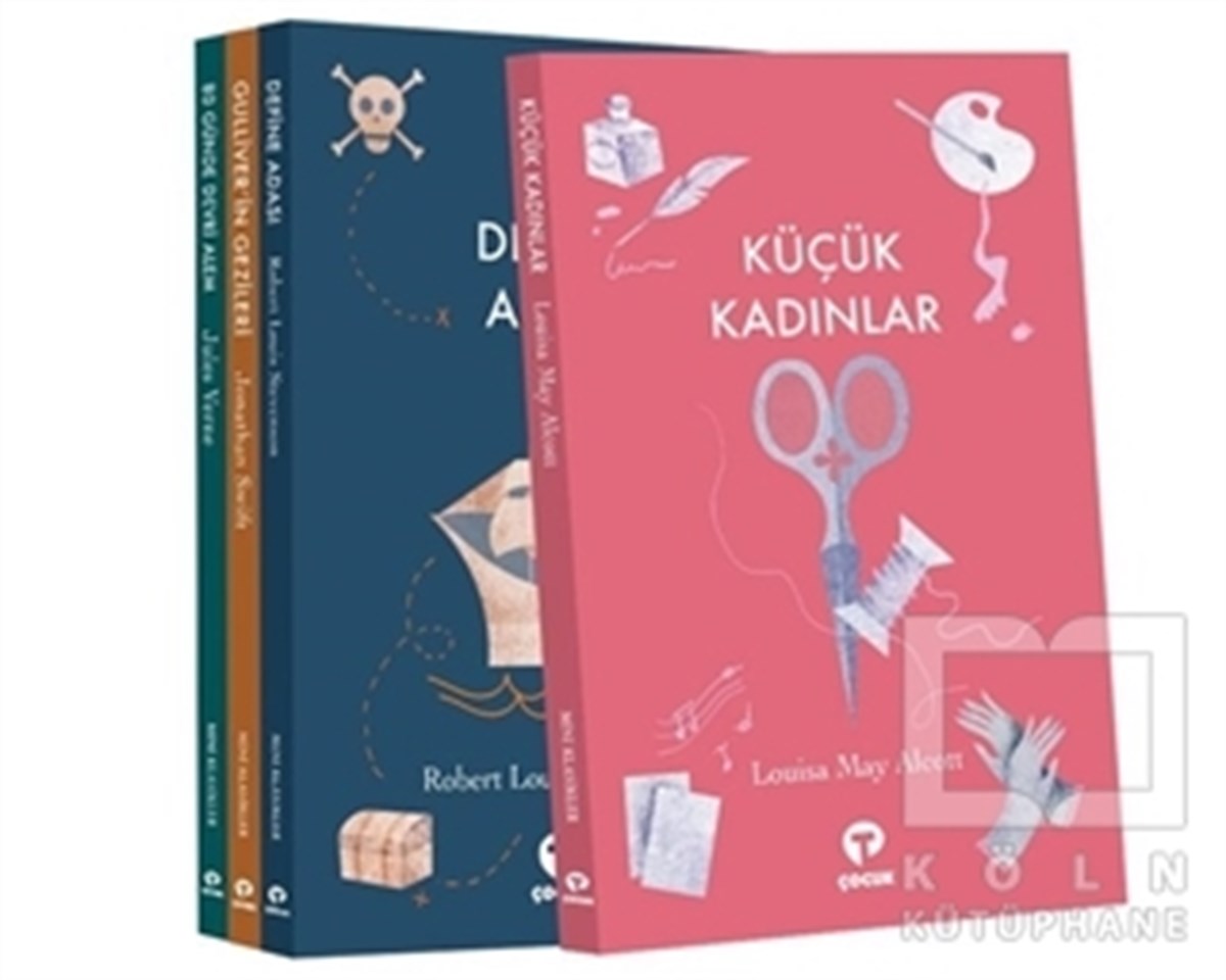 KolektifÇocuk RomanlarıÇocuk Klasikleri Seti-Küçük Boy-4 Kitap Takım