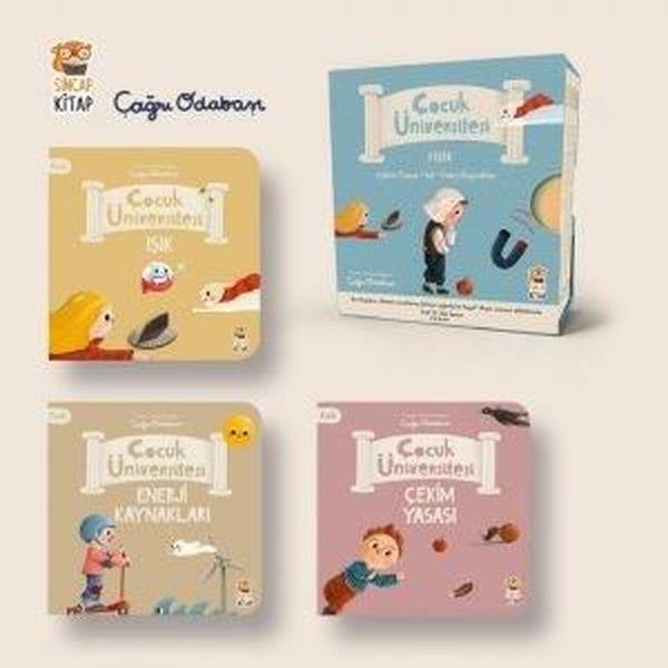 Çağrı OdabaşıEgitim Etkinlik KitaplariÇocuk Üniversitesi - Fizik Seti - 3 Kitap Takım