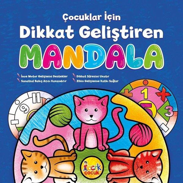 KolektifEgitim Etkinlik KitaplariÇocuklar İçin Dikkat Geliştiren Mandala