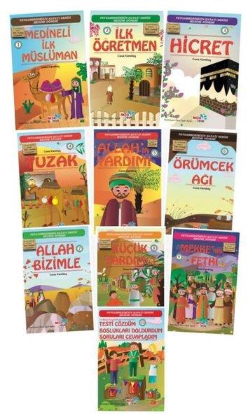 KolektifIslami Çocuk KitaplariÇocuklar İçin Hikayelerle (sav) Peygamber Hayatı Medine Dönemi Seti - 10 Kitap Takım
