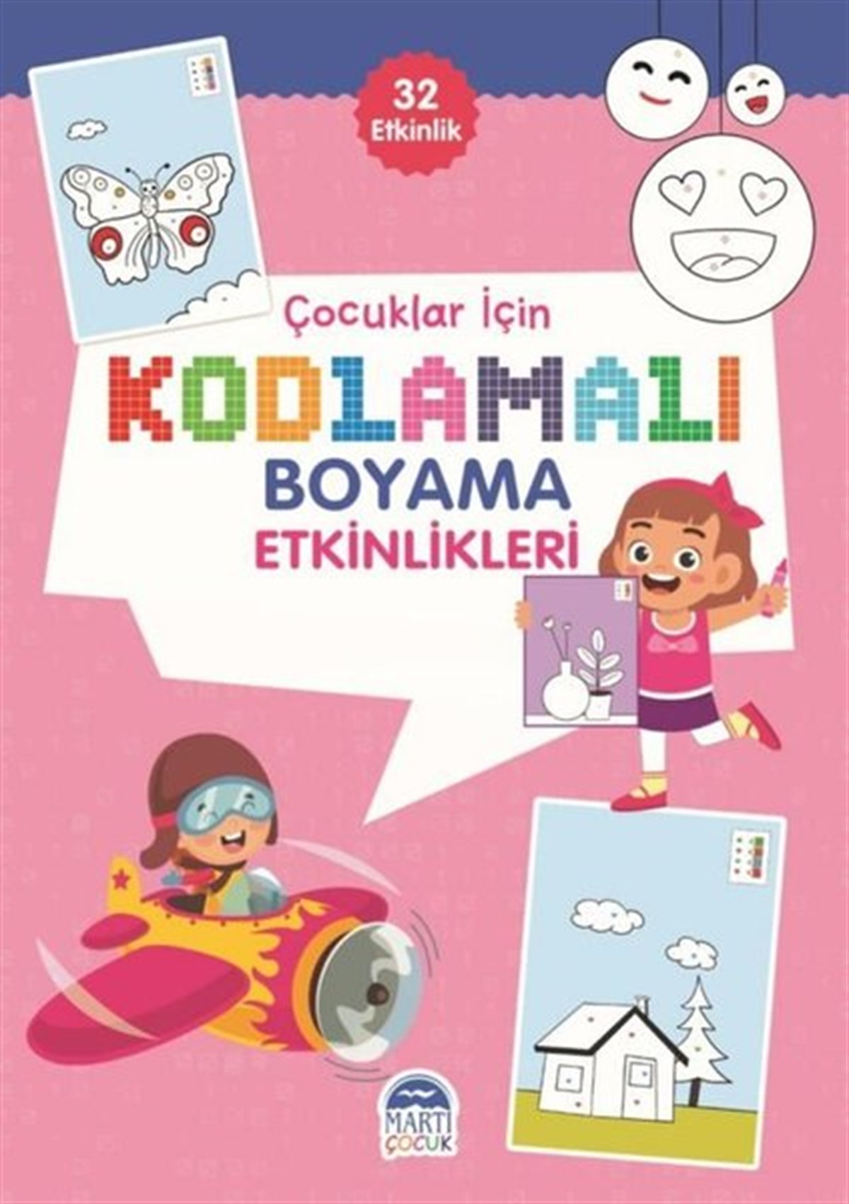 KolektifEgitim Etkinlik KitaplariÇocuklar için Kodlama Etkinlikleri - Pembe - 32 Etkinlik