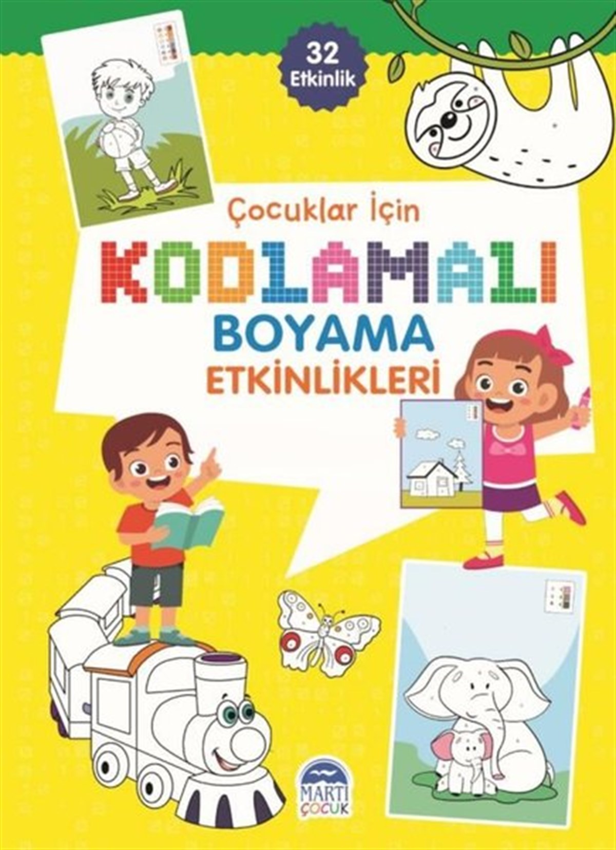 KolektifEgitim Etkinlik KitaplariÇocuklar için Kodlama Etkinlikleri - Sarı - 32 Etkinlik