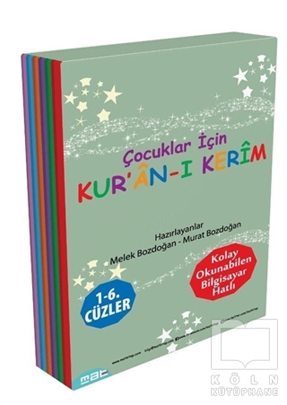 Melek BozdoğanDin EğitimiÇocuklar İçin Kur’an-ı Kerim 1 -  6. Cüzler (6 Kitap Takım)