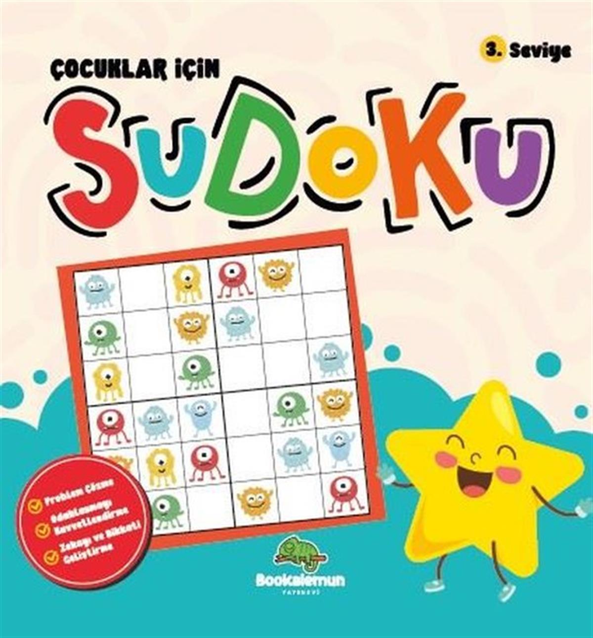 KolektifEgitim Etkinlik KitaplariÇocuklar İçin Sudoku 3.Seviye